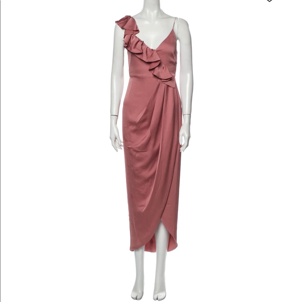 Shona Joy Rose Dress. Bridesmaid. Dusty Rose color.